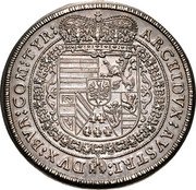 Austria 1/2 Thaler Leopold I Hall ND KM# 1149 ARCHIDVX AVSTRI DVX BVR COM TYR coin reverse Austria 1/2 Thaler Leopold I Hall ND KM# 1149 ARCHIDVX AVSTRI DVX BVR COM TYR coin reverse