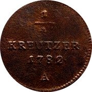 Austria 1/4 Kreuzer Joseph II 1782 A KM# 2051.1 1 4 KREUTZER 1781· S coin reverse Austria 1/4 Kreuzer Joseph II 1782 A KM# 2051.1 1 4 KREUTZER 1781· S coin reverse