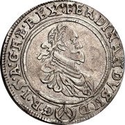 Austria 1/4 Thaler Ferdinand II 1625 KM# 506 FERDINANDVS II D G R I S A G H B REX coin obverse Austria 1/4 Thaler Ferdinand II 1625 KM# 506 FERDINANDVS II D G R I S A G H B REX coin obverse