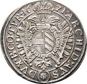 Austria 1/4 Thaler Leopold I Vienna 1671 KM# 1271 ARCHID AVS DVX B CO TYR coin reverse Austria 1/4 Thaler Leopold I Vienna 1671 KM# 1271 ARCHID AVS DVX B CO TYR coin reverse