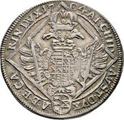 Austria 1/4 Thaler Leopold I St Veit 1704 KM# 1416 17 04 ARCHID AVST DVX A B E CA RIN DVX coin reverse Austria 1/4 Thaler Leopold I St Veit 1704 KM# 1416 17 04 ARCHID AVST DVX A B E CA RIN DVX coin reverse
