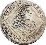 Austria 1/4 Thaler Joseph I St Veit 1707 KM# 1493 1/4 IOSEPHVS D G R I S A GER HVN BOH REX coin obverse