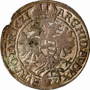 Austria 12 Kreuzer Ferdinand II Vienna 1621 KM# 295 ARCHID AV DVX (12) BVR CO TYR coin reverse Austria 12 Kreuzer Ferdinand II Vienna 1621 KM# 295 ARCHID AV DVX (12) BVR CO TYR coin reverse