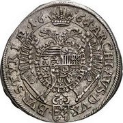 Austria 15 Kreuzer Leopold I Graz 1661/0 KM# 1186 ARCHID AVS DVX BVRG STYRIÆ coin reverse Austria 15 Kreuzer Leopold I Graz 1661/0 KM# 1186 ARCHID AVS DVX BVRG STYRIÆ coin reverse
