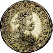 Austria 15 Kreuzer Leopold I St Veit 1663 KM# 1211 LEOPOLDVS D G (15) R I S A G H ET B REX coin obverse Austria 15 Kreuzer Leopold I St Veit 1663 KM# 1211 LEOPOLDVS D G (15) R I S A G H ET B REX coin obverse