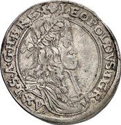 Austria 15 Kreuzer Leopold I Neuburg am Inn 1664 KM# 1220.1 LEOPOLDVS D G R (XV) I S A G H B REX coin obverse Austria 15 Kreuzer Leopold I Neuburg am Inn 1664 KM# 1220.1 LEOPOLDVS D G R (XV) I S A G H B REX coin obverse