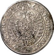 Austria 15 Kreuzer Leopold I Neuburg am Inn 1664 KM# 1220.1 ARCHID AVST DVX B COM TYR coin reverse Austria 15 Kreuzer Leopold I Neuburg am Inn 1664 KM# 1220.1 ARCHID AVST DVX B COM TYR coin reverse