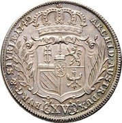Austria 15 Kreuzer Maria Theresia Graz 1742 KM# 1693 ARCHID AUSTR DUX (XV) BURG & STYRIÆ coin reverse Austria 15 Kreuzer Maria Theresia Graz 1742 KM# 1693 ARCHID AUSTR DUX (XV) BURG & STYRIÆ coin reverse