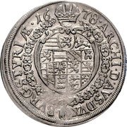Austria 15 Kreuzer (Leopold I Graz) KM# 1279 ARCHID AVS DVX BVRG STYRIÆ coin reverse Austria 15 Kreuzer (Leopold I Graz) KM# 1279 ARCHID AVS DVX BVRG STYRIÆ coin reverse