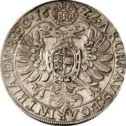 Austria 150 Kreuzer Ferdinand II 1622 KM# 420 ARCHI AVS E O ARINTHIÆ DV B ETC 16ZZ coin reverse
