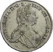 Austria 17 Kreuzer Maria Theresia Vienna 1762 KM# 1782 M THERESIA D G R IMP GE HU BO REG coin obverse Austria 17 Kreuzer Maria Theresia Vienna 1762 KM# 1782 M THERESIA D G R IMP GE HU BO REG coin obverse