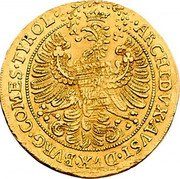 Austria 2 Ducat Leopold I Hall 1680 F KM# 1126 ARCHIDVX AVST DVX BVRG COMES TYROL coin reverse Austria 2 Ducat Leopold I Hall 1680 F KM# 1126 ARCHIDVX AVST DVX BVRG COMES TYROL coin reverse