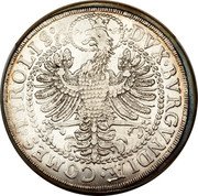 Austria 2 Thaler Ferdinand Karl Hall 1654 KM# 985 DVX BVRGVNDIÆ COMES TYROLIS coin reverse Austria 2 Thaler Ferdinand Karl Hall 1654 KM# 985 DVX BVRGVNDIÆ COMES TYROLIS coin reverse