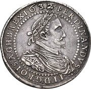 Austria 2 Thaler (Ferdinand II Graz) KM# 607 FERDINANDVS II D G RO I S A G H B REX coin obverse
