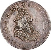 Austria 2 Thaler Leopold I St Veit 1683/2 KM# 1323 LEOPOLDVS D GR RO IM SE AV GE H B REX coin obverse Austria 2 Thaler Leopold I St Veit 1683/2 KM# 1323 LEOPOLDVS D GR RO IM SE AV GE H B REX coin obverse
