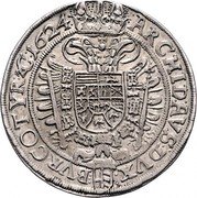 Austria 2 Thaler (Ferdinand II Vienna) KM# 273.2 ARCHID AVS DVX BVR CO TYR EC coin reverse