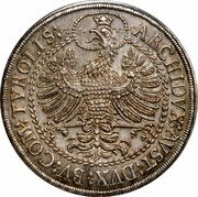 Austria 2 Thaler Leopold I ND KM# 1119.2 ARCHIDVX AVST DVX BV CO TYROLIS coin reverse Austria 2 Thaler Leopold I ND KM# 1119.2 ARCHIDVX AVST DVX BV CO TYROLIS coin reverse
