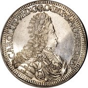 Austria 2 Thaler Karl VI Hall ND KM# 1523 CAROLUS VI D G RO IMP S A G H H B REX coin obverse Austria 2 Thaler Karl VI Hall ND KM# 1523 CAROLUS VI D G RO IMP S A G H H B REX coin obverse
