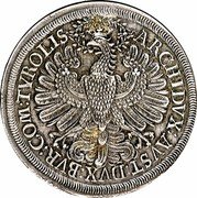 Austria 2 Thaler Joseph I Hall ND KM# 1445 ARCHIDVX AVST DVX BVR COM TYROLIS coin reverse Austria 2 Thaler Joseph I Hall ND KM# 1445 ARCHIDVX AVST DVX BVR COM TYROLIS coin reverse