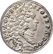 Austria 3 Kreuzer Joseph I Munchen 1706 (s) KM# 1430 IOSEPH D G R I S A G H B R coin obverse Austria 3 Kreuzer Joseph I Munchen 1706 (s) KM# 1430 IOSEPH D G R I S A G H B R coin obverse
