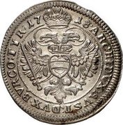 Austria 3 Kreuzer Karl VI Vienna 1718 KM# 1568 ARCHIDVX·AVST·DVX·BVR·CO·TYR· 1717 coin reverse Austria 3 Kreuzer Karl VI Vienna 1718 KM# 1568 ARCHIDVX·AVST·DVX·BVR·CO·TYR· 1717 coin reverse