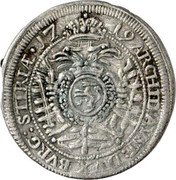 Austria 3 Kreuzer Karl VI Graz 1719 KM# 1540 ARCHID AVST DVX BVRG STYRIÆ 1719 coin reverse Austria 3 Kreuzer Karl VI Graz 1719 KM# 1540 ARCHID AVST DVX BVRG STYRIÆ 1719 coin reverse
