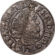 Austria 3 Kreuzer (Ferdinand II) KM# 496 FERD II D G R 3 I S A G H B REX coin obverse Austria 3 Kreuzer (Ferdinand II) KM# 496 FERD II D G R 3 I S A G H B REX coin obverse