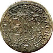 Austria 3 Kreuzer (Leopold I Hall) KM# 1346 ARCHID A (3) D B CO TY coin reverse Austria 3 Kreuzer (Leopold I Hall) KM# 1346 ARCHID A (3) D B CO TY coin reverse