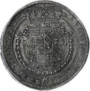 Austria 3 Thaler Ferdinand II Graz 1625 KM# 615 ARCHI AVSTRIÆ DV X BVRGVNDIÆ STYRIÆ ETC coin reverse
