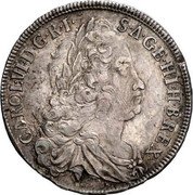 Austria 30 Kreuzer Karl VI Vienna 1737 KM# 1658 CAROL VI D G R I S A GE HI H B REX coin obverse Austria 30 Kreuzer Karl VI Vienna 1737 KM# 1658 CAROL VI D G R I S A GE HI H B REX coin obverse