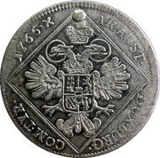 Austria 30 Kreuzer Maria Theresia Vienna 1765 KM# 1834 AR AUST DUX BURG COM TYR coin reverse Austria 30 Kreuzer Maria Theresia Vienna 1765 KM# 1834 AR AUST DUX BURG COM TYR coin reverse