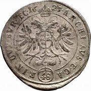 Austria 48 Kreuzer (Ferdinand II Klagenfurt) KM# 409 ARCHI AVS E CA RIN DVX BVR ETC coin reverse Austria 48 Kreuzer (Ferdinand II Klagenfurt) KM# 409 ARCHI AVS E CA RIN DVX BVR ETC coin reverse