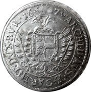 Austria 6 Kreuzer Leopold I St Veit 1670 G-S KM# 1257 ARCHI D AVS ET CARINT DVX BVR 16 70 G S coin reverse Austria 6 Kreuzer Leopold I St Veit 1670 G-S KM# 1257 ARCHI D AVS ET CARINT DVX BVR 16 70 G S coin reverse