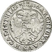 Austria 6 Kreuzer Charles VI 1716 KM# 1588 ARCHIDVX AVS ET CARINTHIÆ coin reverse