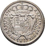 Austria 6 Kreuzer Maria Theresia Graz 1743 KM# 1703 ARCHID AUST DUX BURG&STYR VI coin reverse Austria 6 Kreuzer Maria Theresia Graz 1743 KM# 1703 ARCHID AUST DUX BURG&STYR VI coin reverse
