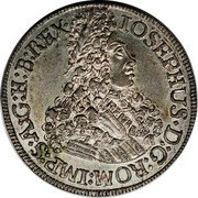 Austria 6 Kreuzer (Joseph I) KM# 1491 IOSEPHUS D G ROM IMP S A G H B REX coin obverse Austria 6 Kreuzer (Joseph I) KM# 1491 IOSEPHUS D G ROM IMP S A G H B REX coin obverse