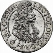 Austria 6 Kreuzer (Leopold I Hall) KM# 1366 LEOPOLDVS·D·G·R·I· (6) S·A·G·H·B·R· coin obverse Austria 6 Kreuzer (Leopold I Hall) KM# 1366 LEOPOLDVS·D·G·R·I· (6) S·A·G·H·B·R· coin obverse