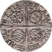 Austria 6 Kreuzer Maximilian III Four Shields ND CO KM# 138 PRV SS AD CO H E TIRO ET CARN MAG coin reverse Austria 6 Kreuzer Maximilian III Four Shields ND CO KM# 138 PRV SS AD CO H E TIRO ET CARN MAG coin reverse