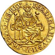 Austria Ducat Ferdinand II 1621 KM# 364 FERDINANDVS II D G R I S A G H B REX coin obverse Austria Ducat Ferdinand II 1621 KM# 364 FERDINANDVS II D G R I S A G H B REX coin obverse