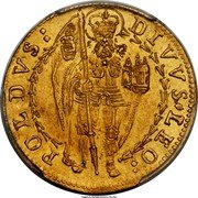 Austria Ducat (Leopold V Hall) KM# 772 DIVVS LEOPOLDVS coin obverse Austria Ducat (Leopold V Hall) KM# 772 DIVVS LEOPOLDVS coin obverse
