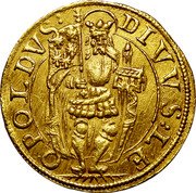 Austria Ducat Leopold Wilhelm Hall ND CO KM# 246 DIVVS LEOPOLDVS coin obverse