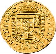 Austria Ducat (Ferdinand Klagenfurt) KM# 97 AVSTRI ET CA RINTHIÆ ZC coin reverse Austria Ducat (Ferdinand Klagenfurt) KM# 97 AVSTRI ET CA RINTHIÆ ZC coin reverse