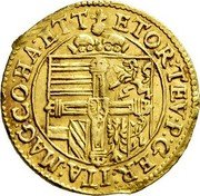 Austria Ducat Maximilian III Hall 1612 KM# 146 ET OR:TEV:P:GER:ITA:MAG:CO:HA:ET:T coin reverse Austria Ducat Maximilian III Hall 1612 KM# 146 ET OR:TEV:P:GER:ITA:MAG:CO:HA:ET:T coin reverse