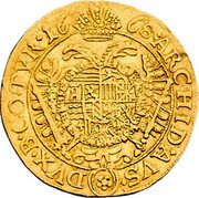 Austria Ducat (Leopold I Vienna) KM# 1251 ARCHID AVS DVX B CO TYR coin reverse Austria Ducat (Leopold I Vienna) KM# 1251 ARCHID AVS DVX B CO TYR coin reverse