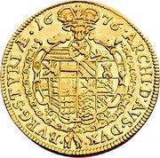 Austria Ducat Leopold I Graz 1676 IAN KM# 1290 ARCHID AVS DVX BVRG STYRIÆ coin reverse Austria Ducat Leopold I Graz 1676 IAN KM# 1290 ARCHID AVS DVX BVRG STYRIÆ coin reverse