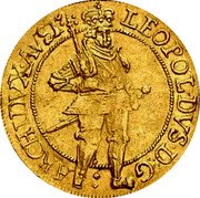 Austria 1 Ducat Archduke Leopold Wilhelm ND KM# 757 LEOPOLDVS D G ARCHIDVX AVST coin obverse Austria 1 Ducat Archduke Leopold Wilhelm ND KM# 757 LEOPOLDVS D G ARCHIDVX AVST coin obverse