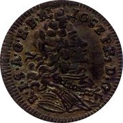 Austria Kreuzer Joseph I 1705 KM# 1425 IOSEPH D G R I S A G H B R coin obverse Austria Kreuzer Joseph I 1705 KM# 1425 IOSEPH D G R I S A G H B R coin obverse