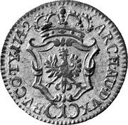 Austria Kreuzer Maria Theresia Hall 1742 KM# 1686 ARCH AU DVX (1) BV CO TY 1742 coin reverse Austria Kreuzer Maria Theresia Hall 1742 KM# 1686 ARCH AU DVX (1) BV CO TY 1742 coin reverse