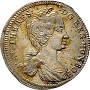 Austria Kreuzer Maria Theresia Graz 1744 KM# 1708 MAR THERES D G REG HUN BOH coin obverse Austria Kreuzer Maria Theresia Graz 1744 KM# 1708 MAR THERES D G REG HUN BOH coin obverse