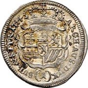 Austria Kreuzer Maria Theresia Graz 1744 KM# 1708 ARCH AUS DUX (1) BUR & STYR 1744 coin reverse Austria Kreuzer Maria Theresia Graz 1744 KM# 1708 ARCH AUS DUX (1) BUR & STYR 1744 coin reverse